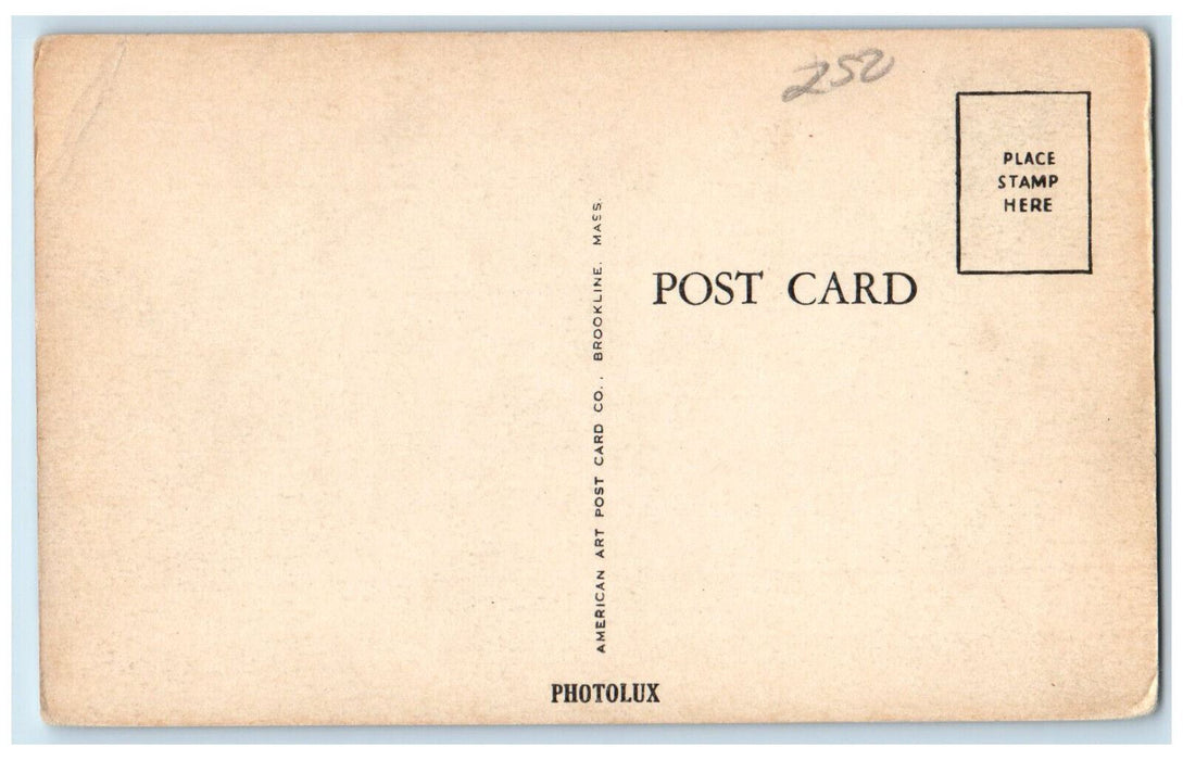 c1940's View of City Hall Building Newton Massachusetts MA Vintage Postcard