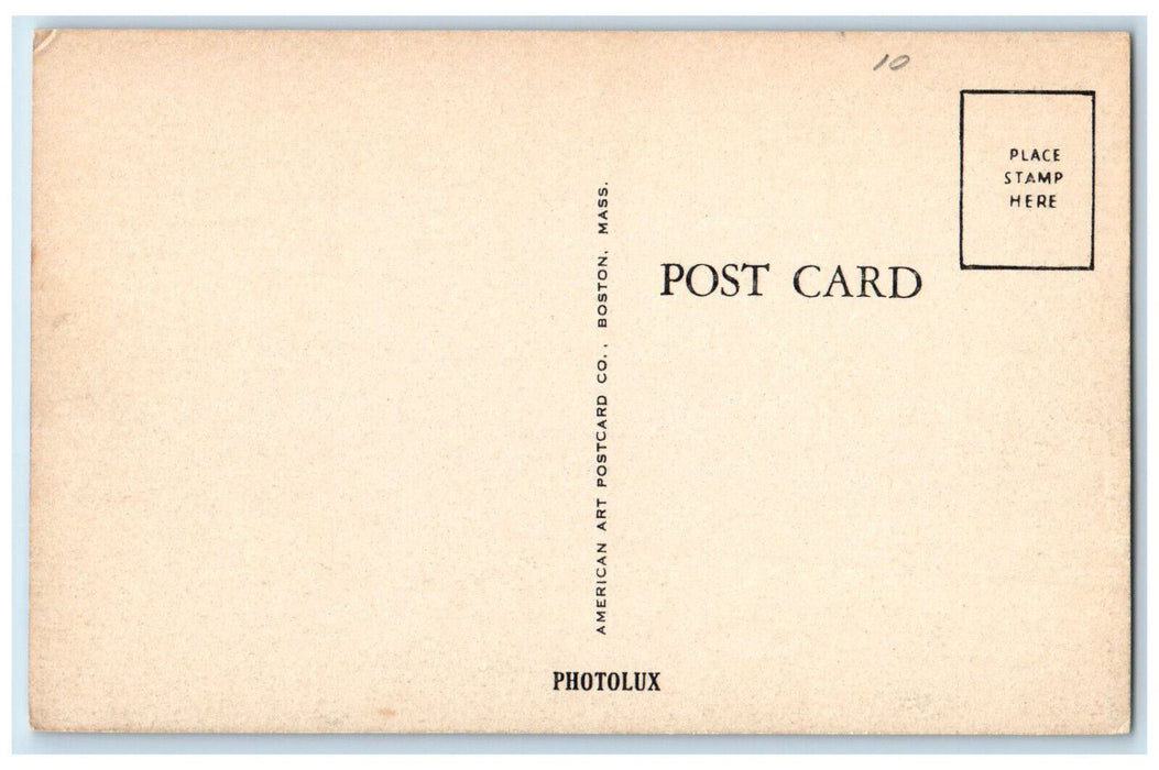 c1950's Washington Street West Newton Massachusetts MA Vintage Unposted Postcard