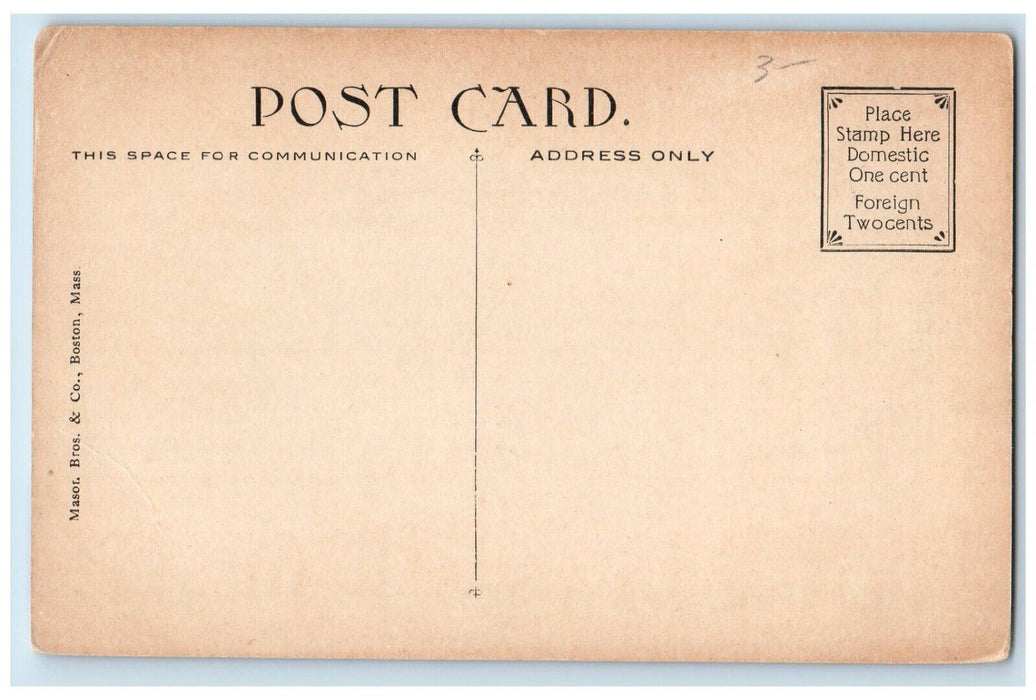 c1910's Post Office Worth Cushion Sole Shoes Worcester Massachusetts MA Postcard