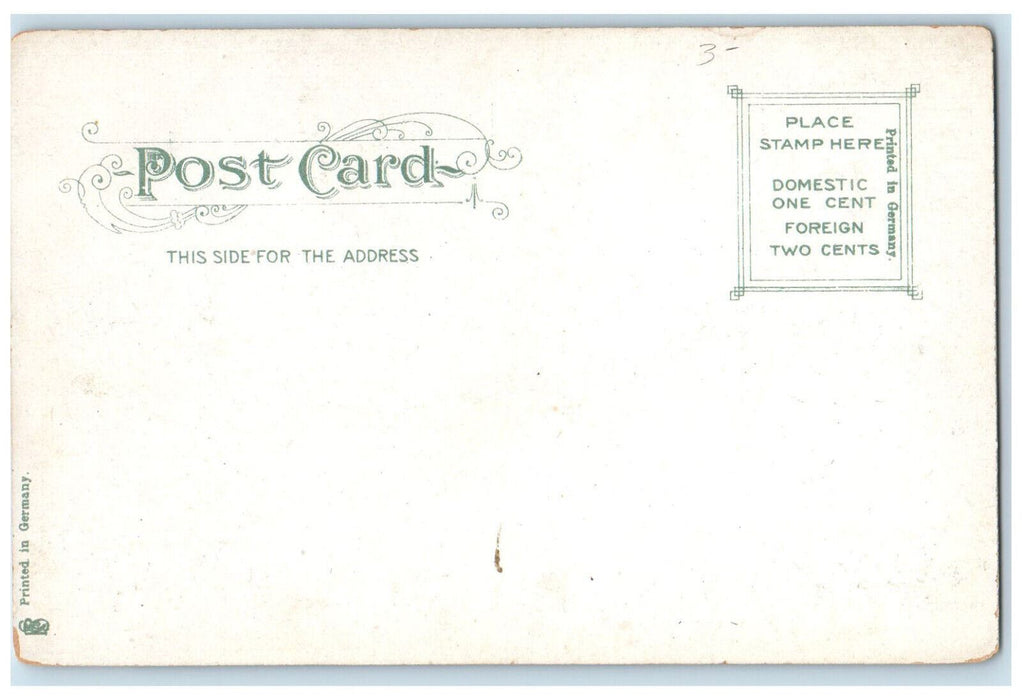 c1905 Bigelow School Newton Massachusetts MA Unposted Antique Postcard