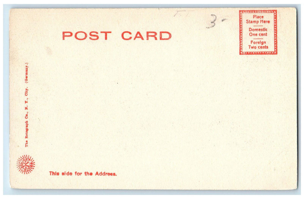 c1905 Eliot Congregational Church Newton Massachusetts MA Antique Postcard