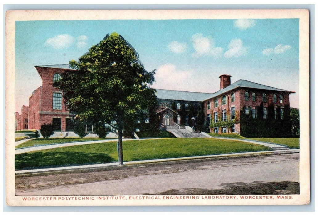 Worcester MA, Polytechnic Institute Electrical Engineering Laboratory Postcard