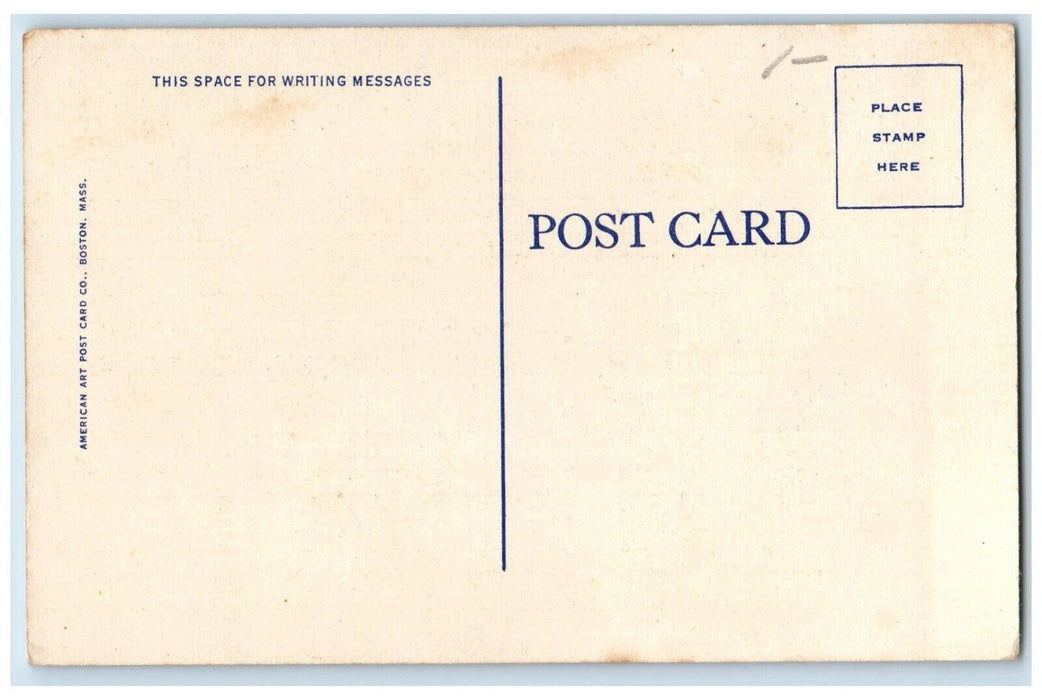 c1910's St. Anne's Church Street View Lowell Massachusetts MA Antique Postcard