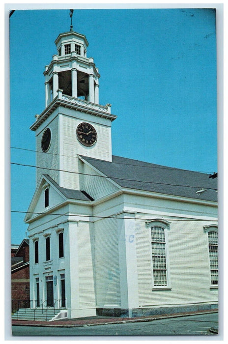 1983 Old South (Presbyterian) Church Newburyport Massachusetts MA Postcard