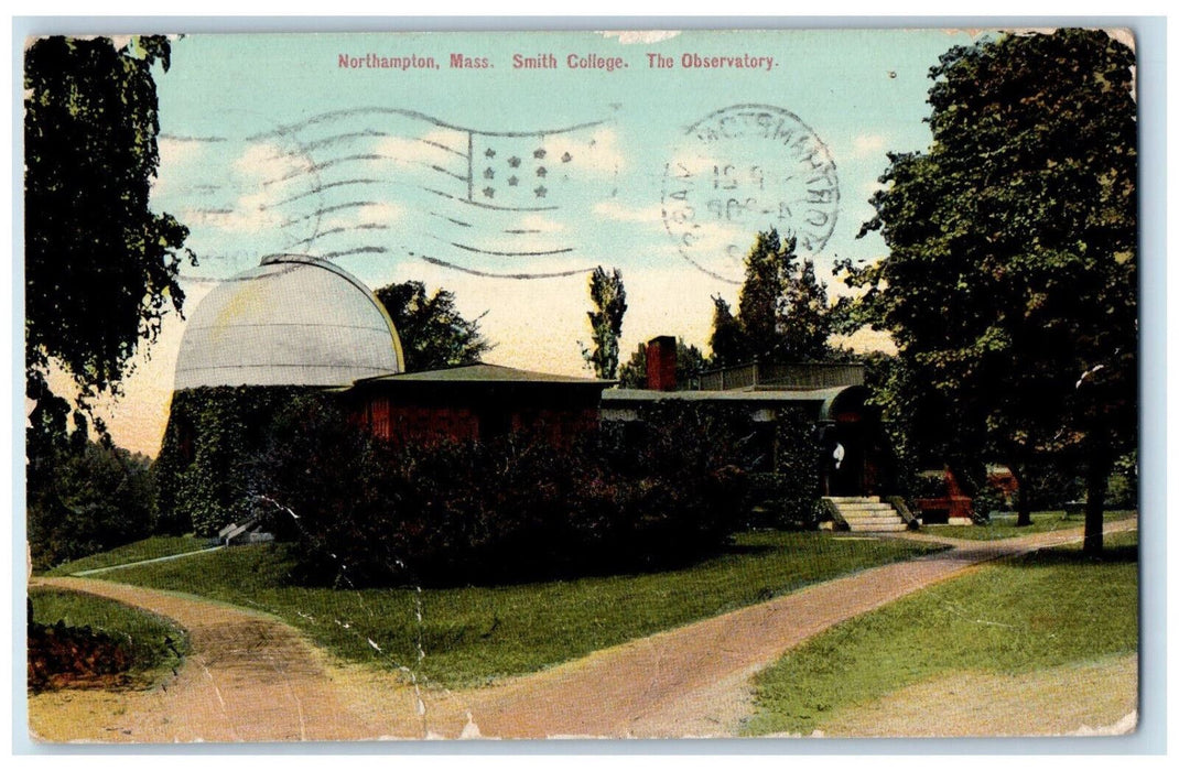 1912 The Observatory Smith College Northampton Massachusetts MA Postcard