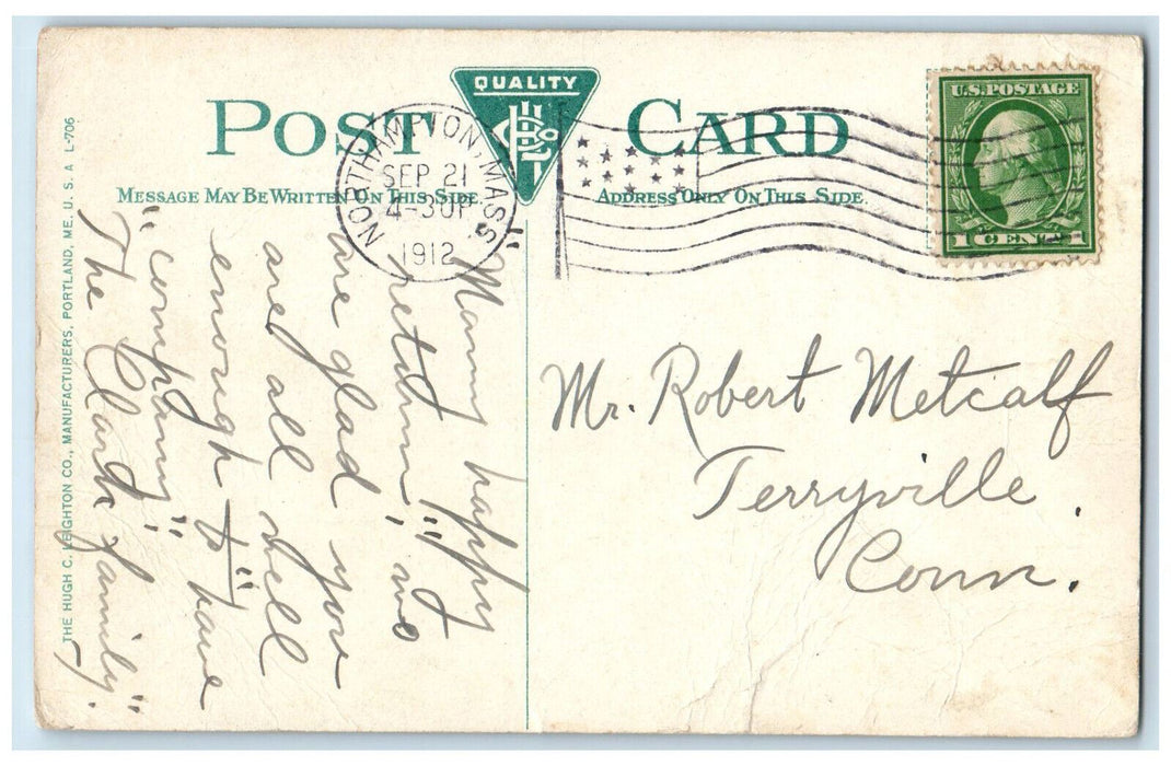 1912 The Observatory Smith College Northampton Massachusetts MA Postcard