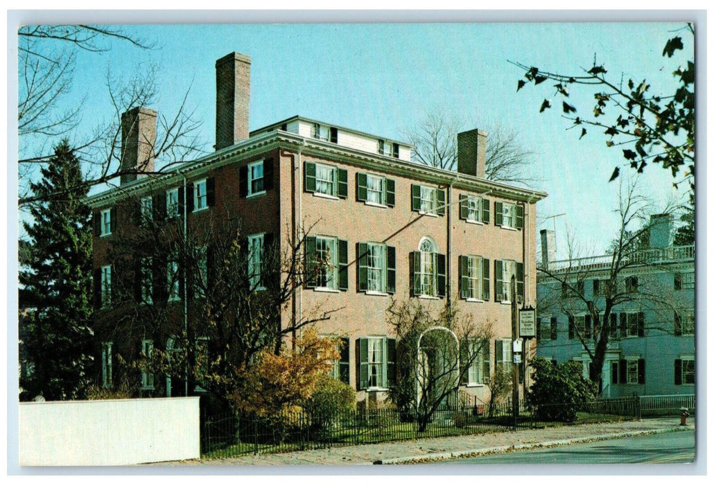 c1960's Cushing house 98 High Street Newburyport Massachusetts MA Postcard