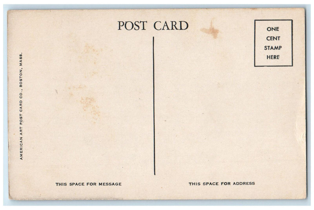 c1940's First Presbyterian Church Newburyport Massachusetts MA Postcard