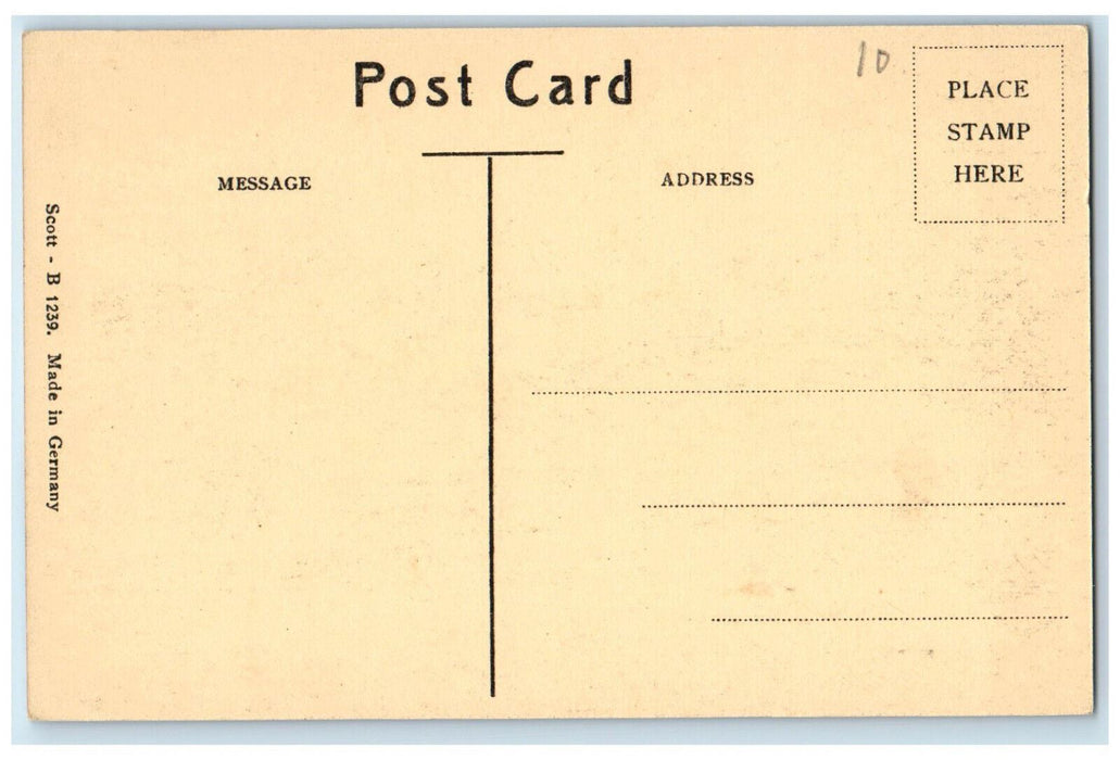 c1910 Forbes Library Northampton Massachusetts MA Antique Unposted Postcard