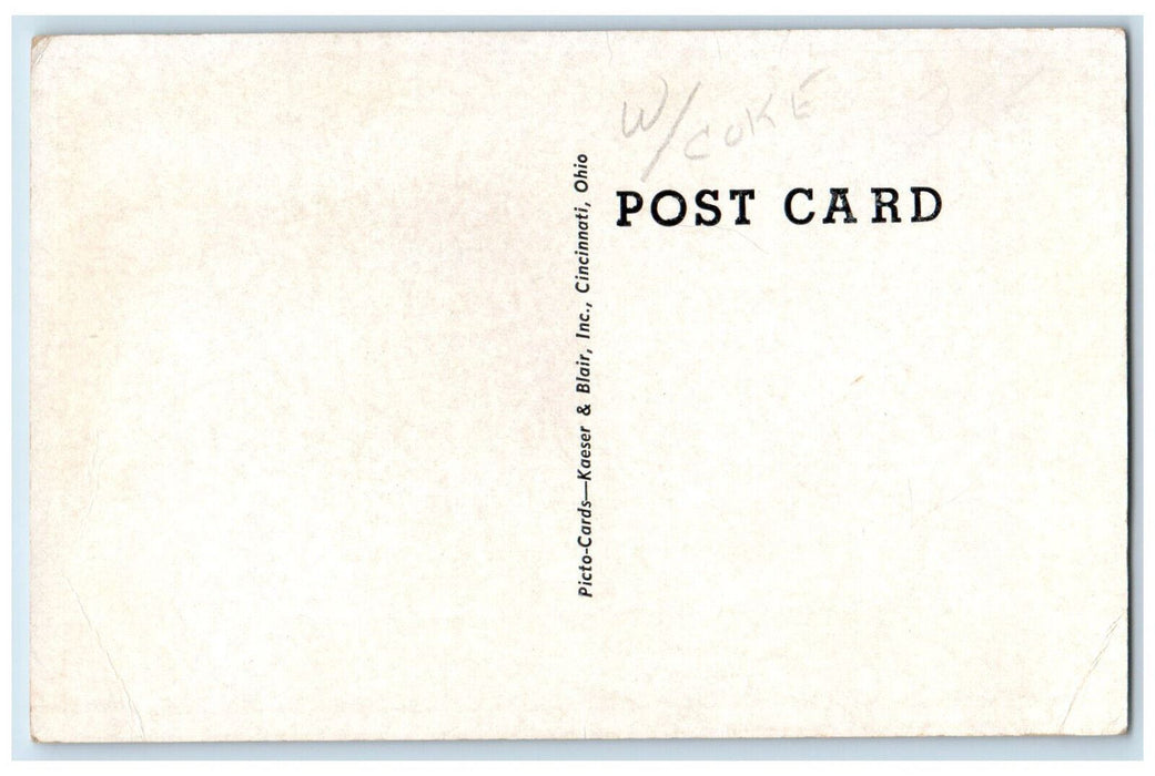 c1940's Cottage Hotel Ellis Kansas KS Vintage Kaeser & Blair Postcard