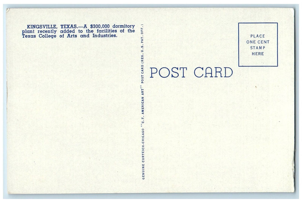 Texas College Of Arts And Industries Kingsville TX Multiview Vintage Postcard