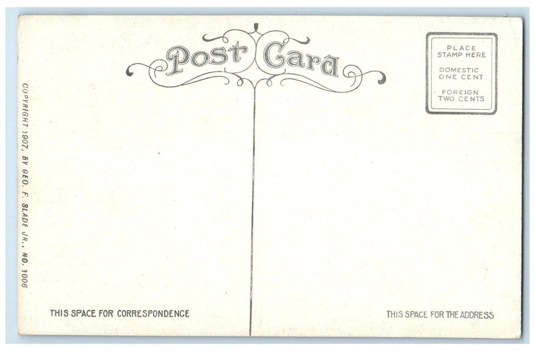 c1910's View Of Burkehaven Bay Lake Sunapee New Hampshire NH Antique Postcard