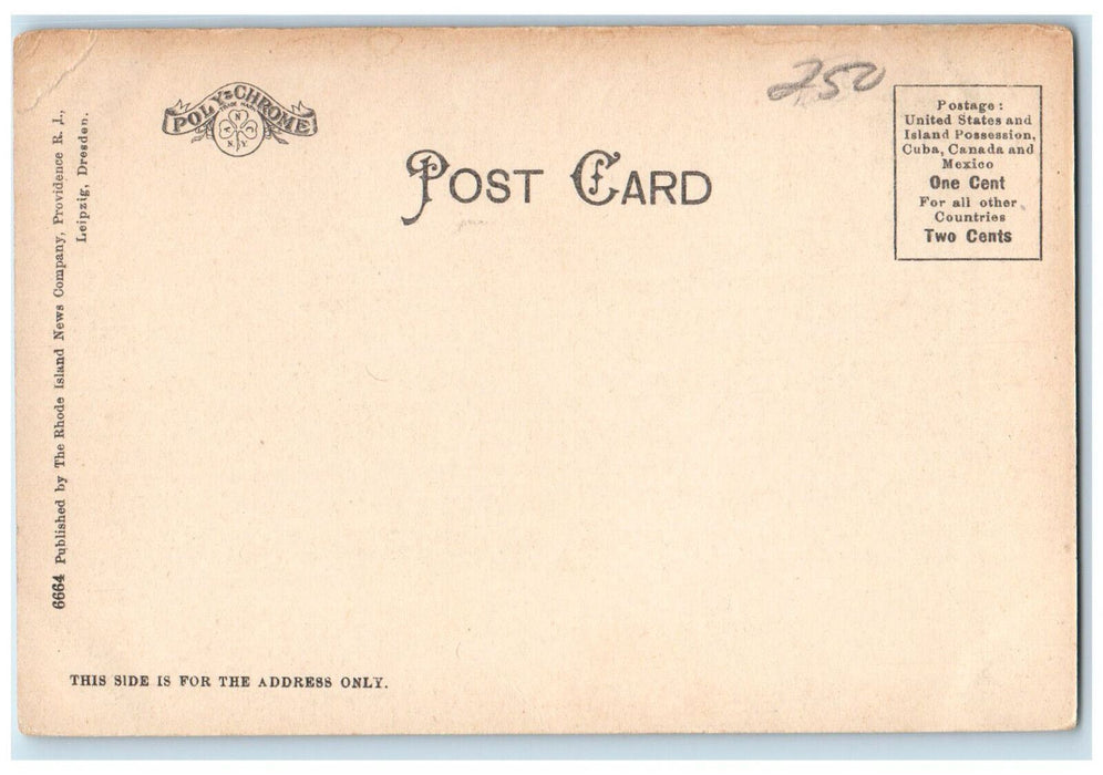 c1905 Armory Building New Bedford Massachusetts MA Antique Postcard