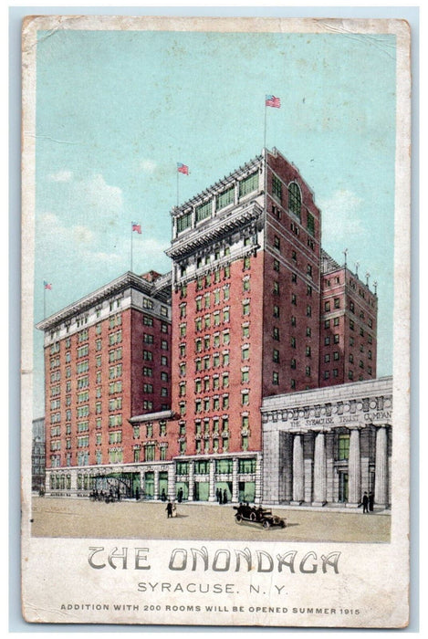 1916 The Onondaga Syracuse Trust Company Syracuse New York NY Phostint Postcard