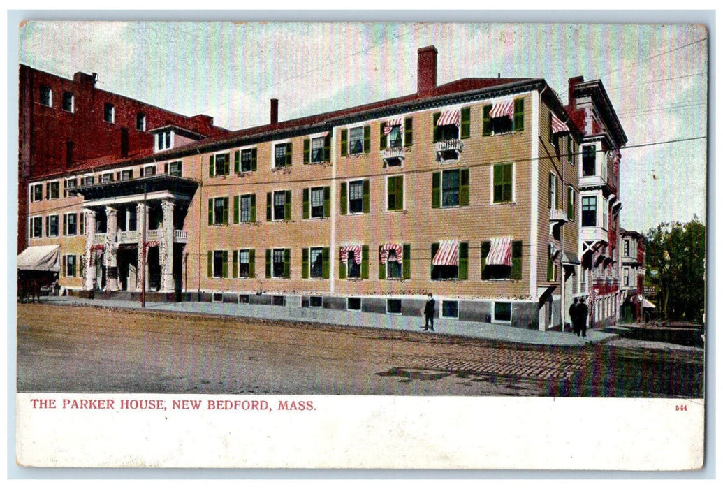 c1905 The Parker House New Bedford Massachusetts MA Antique Postcard
