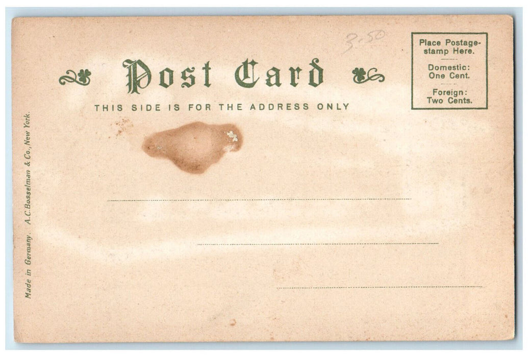 c1905 The Parker House New Bedford Massachusetts MA Antique Postcard