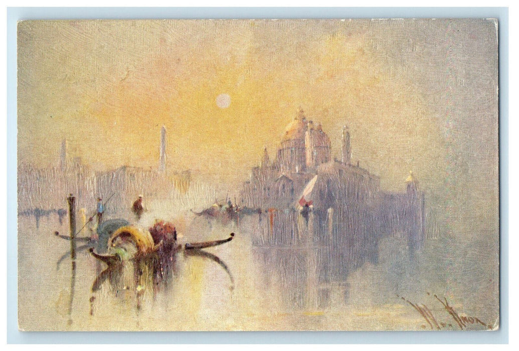 c1910 Glorious Venice England Unposted Antique Oilette Tuck Art Postcard