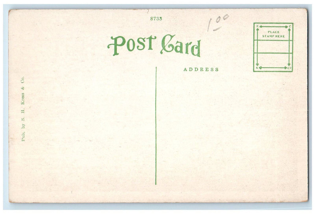 View Of Producing Oil Wells Of Oklahoma City OK Antique Unposted Postcard