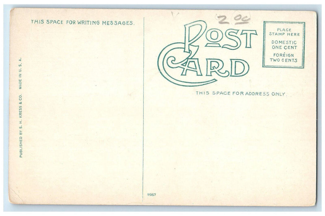 View Of Cotton Compress Brewery Oklahoma City OK Antique Unposted Postcard