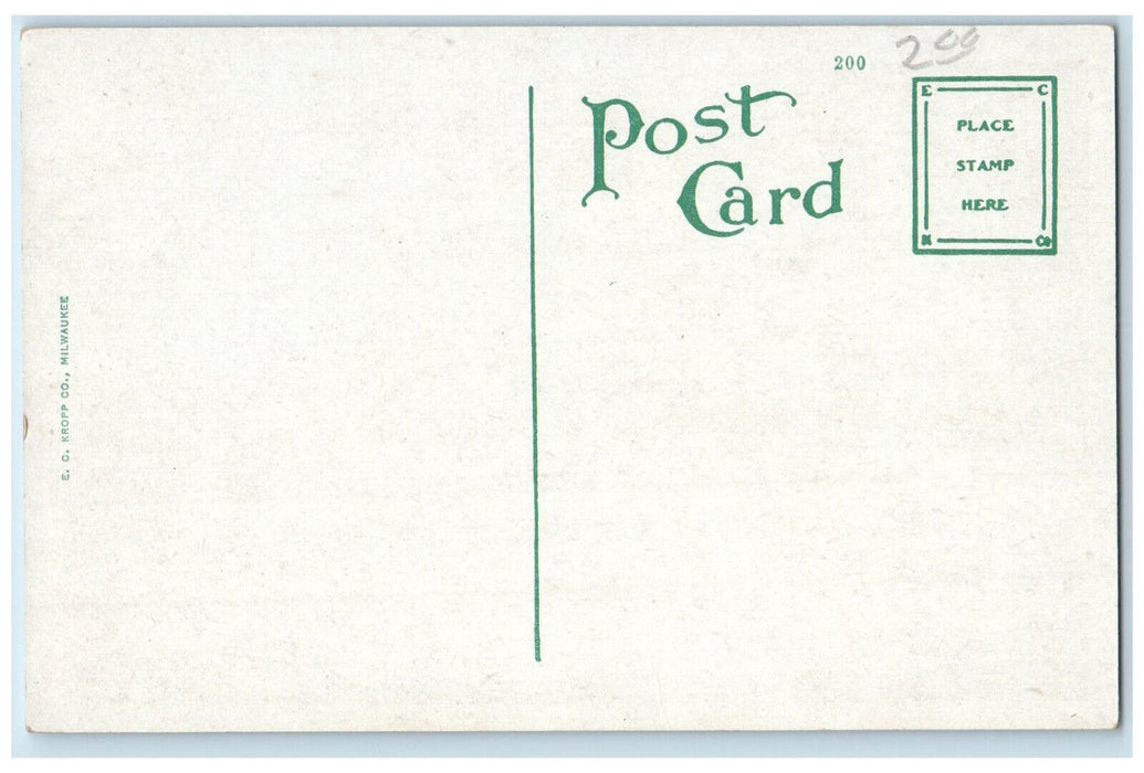 View Of Oil Tank Struck By Lightning Near Sapulpa Oklahoma OK Antique  Postcard