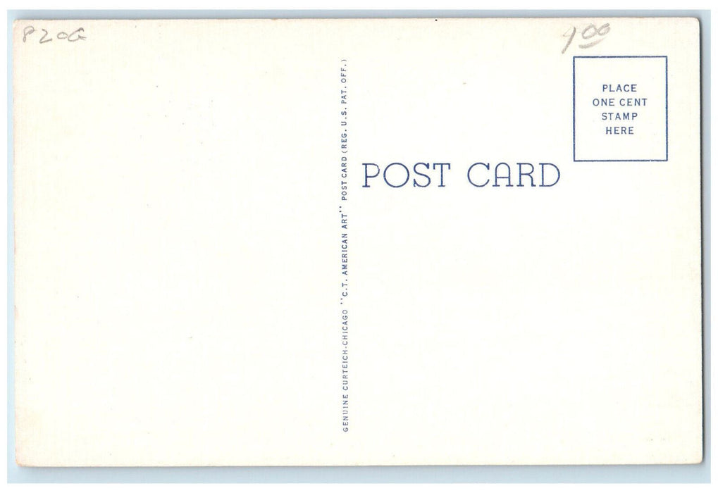 Continental Oil Co. Office Building Garden View Ponca City Oklahoma OK Postcard