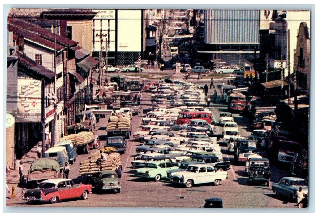 1967 Cipriani Memorial Commercial Sector Port of Spain Trinidad Postcard