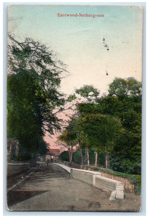 c1910 Eastwood-Nethergreen Nottinghamshire England Antique Posted Postcard