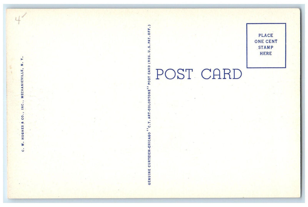 Summit House Top Of Jacobs Ladder In The Berkshires Massachusetts MA Postcard