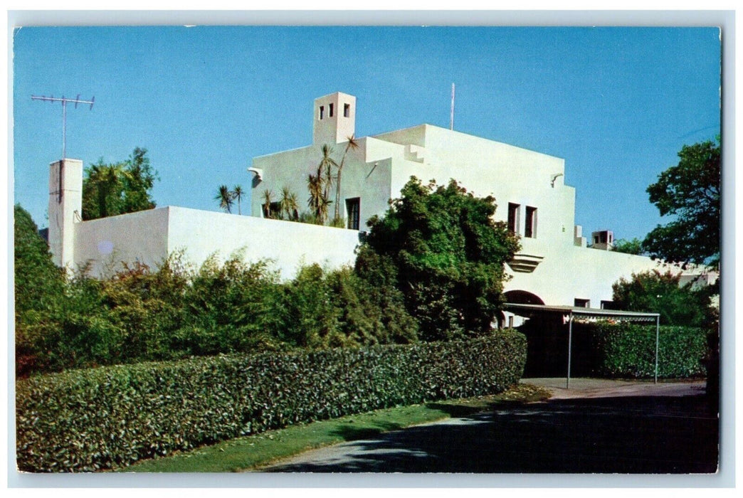 c1960 Old Herbert Hoover Home Campus Stanford University California CA Postcard