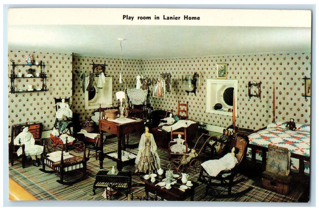 Play Room in Lanier Home State Memorial Interior Madison Indiana IN Postcard