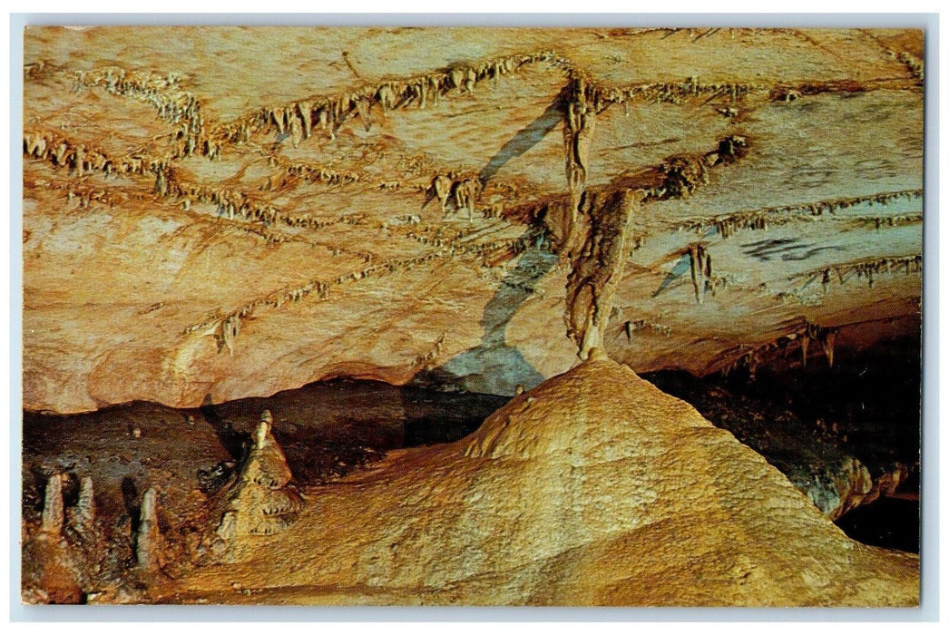 Scenic View Of Mt. Vesuvius Marengo Cave Indiana IN Vintage Unposted Postcard