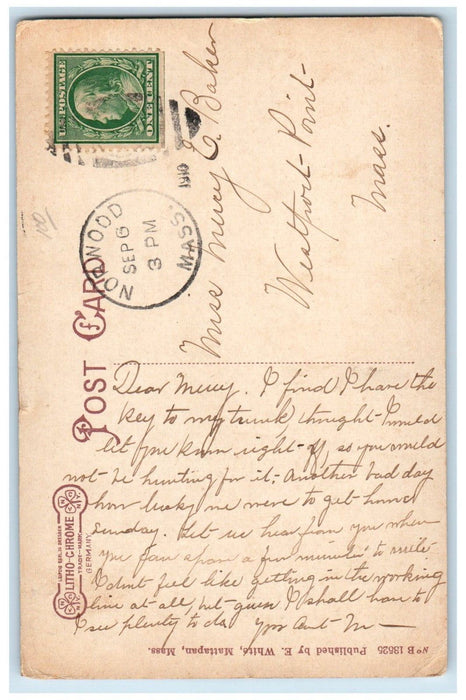 1910 View Of Methodist Chruch Mattapan Massachusetts MA Antique Postcard