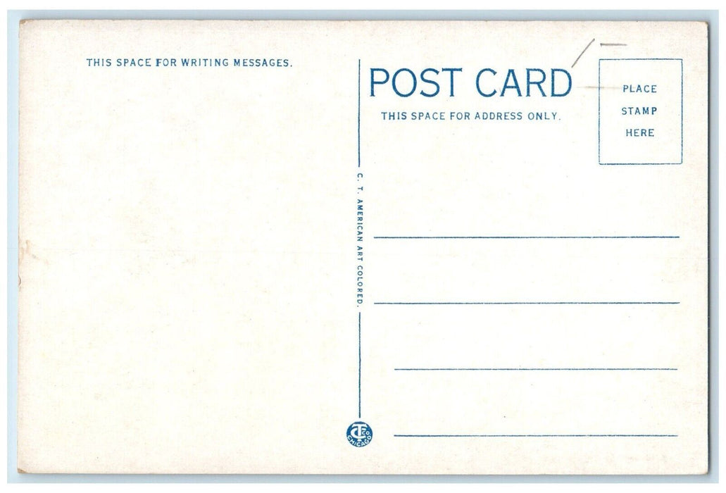 c1930's Gov. Winslow House Built 1699 Marshfield Massachusetts Vintage Postcard