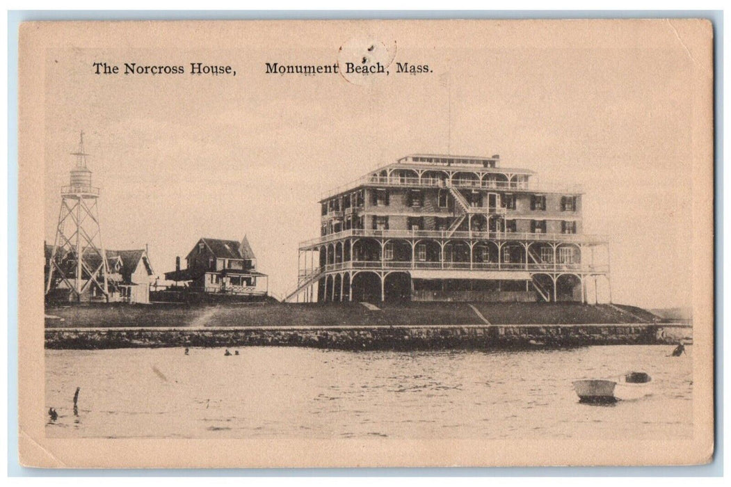 c1910's The Norcross House Monument Beach Massachusetts MA Antique Postcard