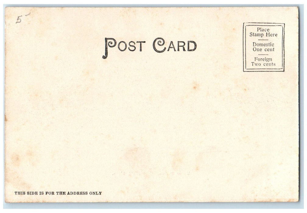 Panoramic View Of Union Station Springfield Massachusetts MA Antique Postcard