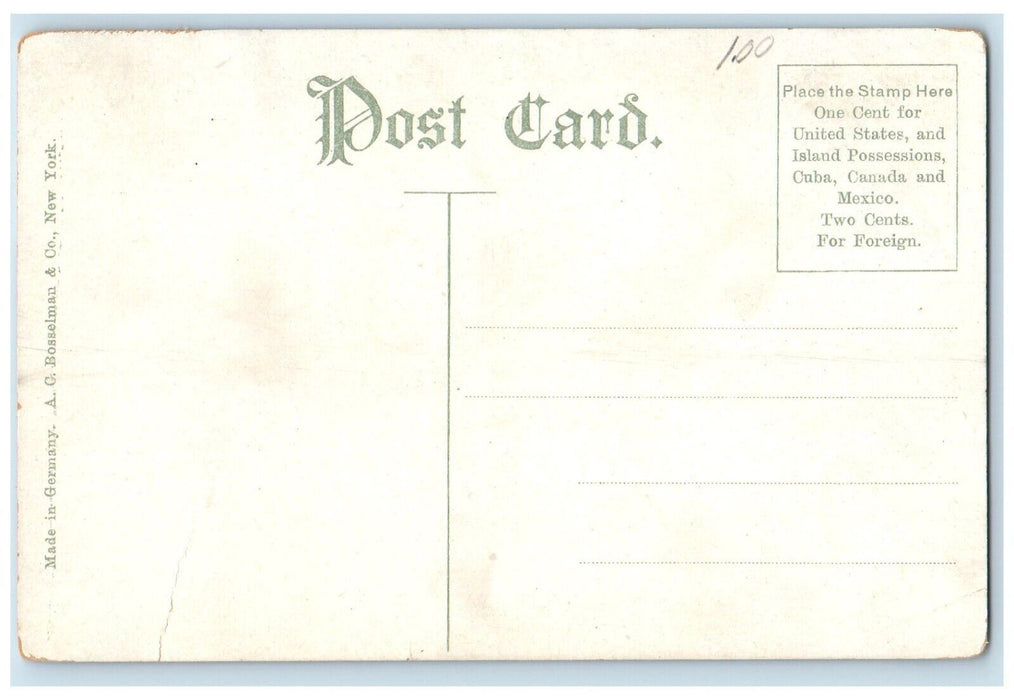c1910 Fort Snelling High Bridge Exterior River Lake St. Paul Minnesota Postcard