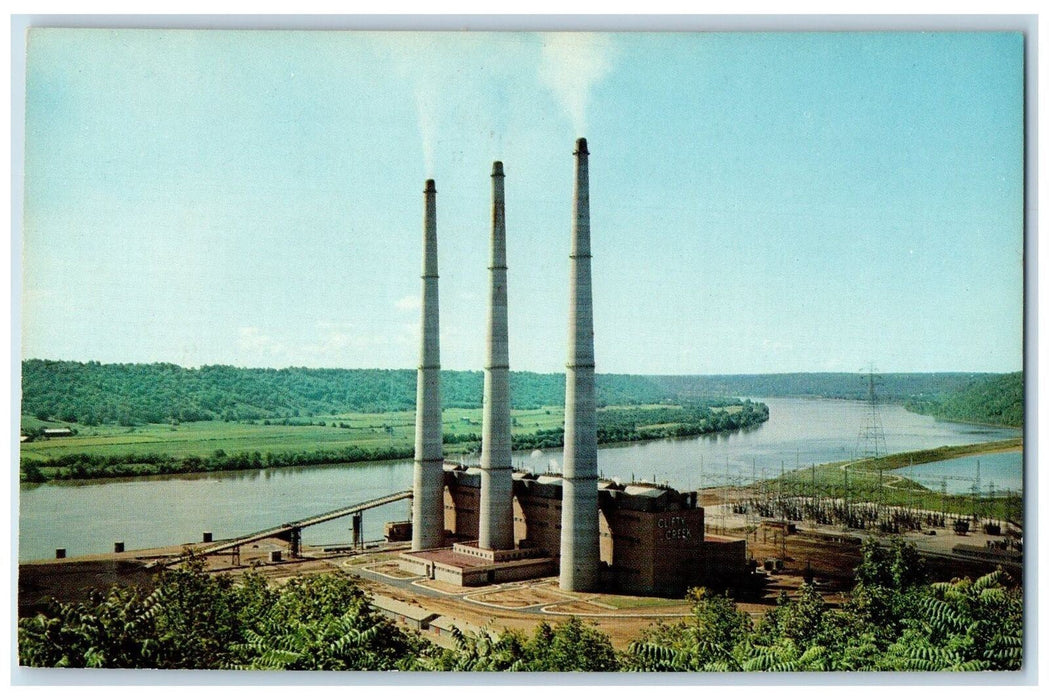 Clifty Creek Plant Indiana-Kentucky Electric Corporation Madison IN Postcard