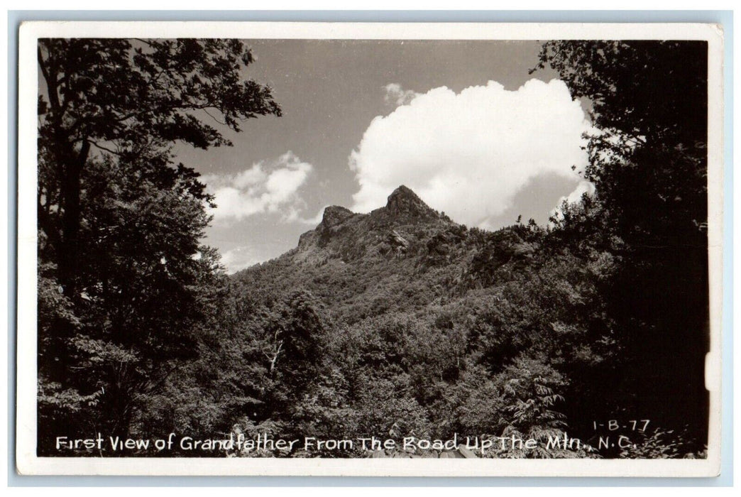 c1940s Cline Grandfather Mountain Linville North Carolina NC RPPC Photo Postcard