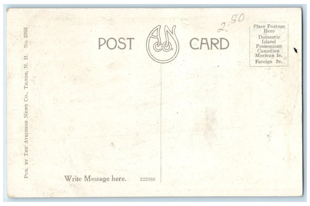 c1910 Lakeside House Weirs Lake Winnipesaukee New Hampshire NH Vintage Postcard