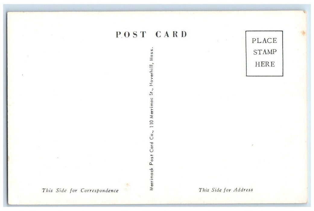 1920 Congregational Church West Lebanon New Hampshire Vintage Antique Postcard