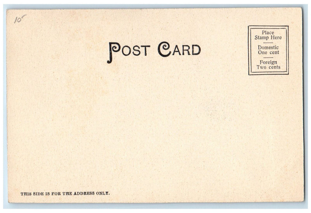 c1905 Union Station Horse Carriage Scene Springfield Massachusetts MA Postcard