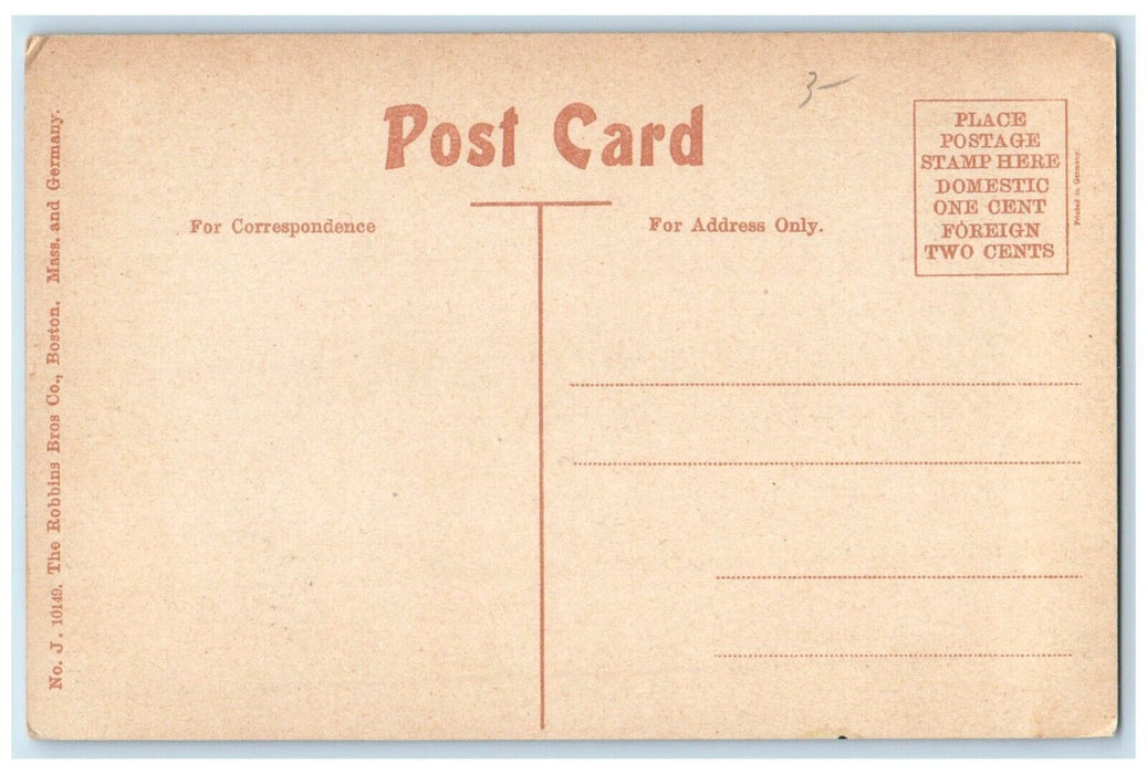 c1910 Encampment Headquarters Building Carriage Weirs New Hampshire NH Postcard
