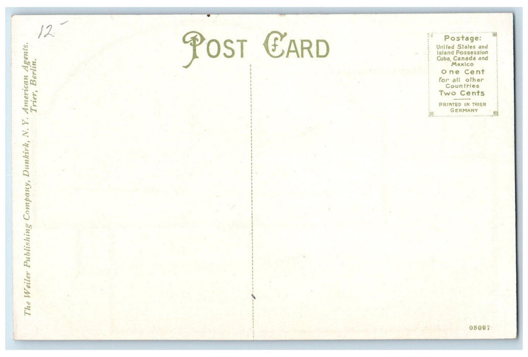 U.S Steamer Ship Wolverine & Life Saving Station Erie Pennsylvania PA Postcard