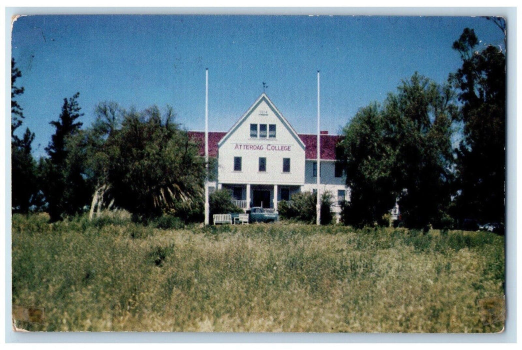 c1960 Attardag College Children Danish Settlers Solvang California CA Postcard