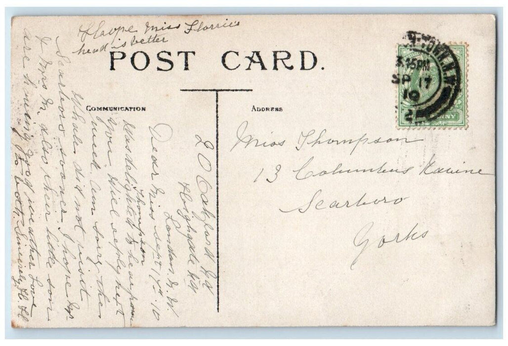 1910 Sceneic Tree View Poweshiek County Searsboro Iowa IA RPPC Photo Postcard