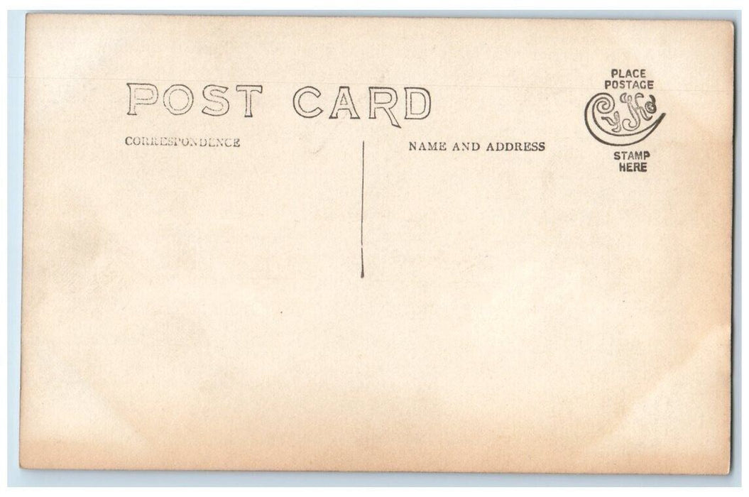 1912 Shipping Room Interior Occupational East Orange NJ RPPC Photo Postcard