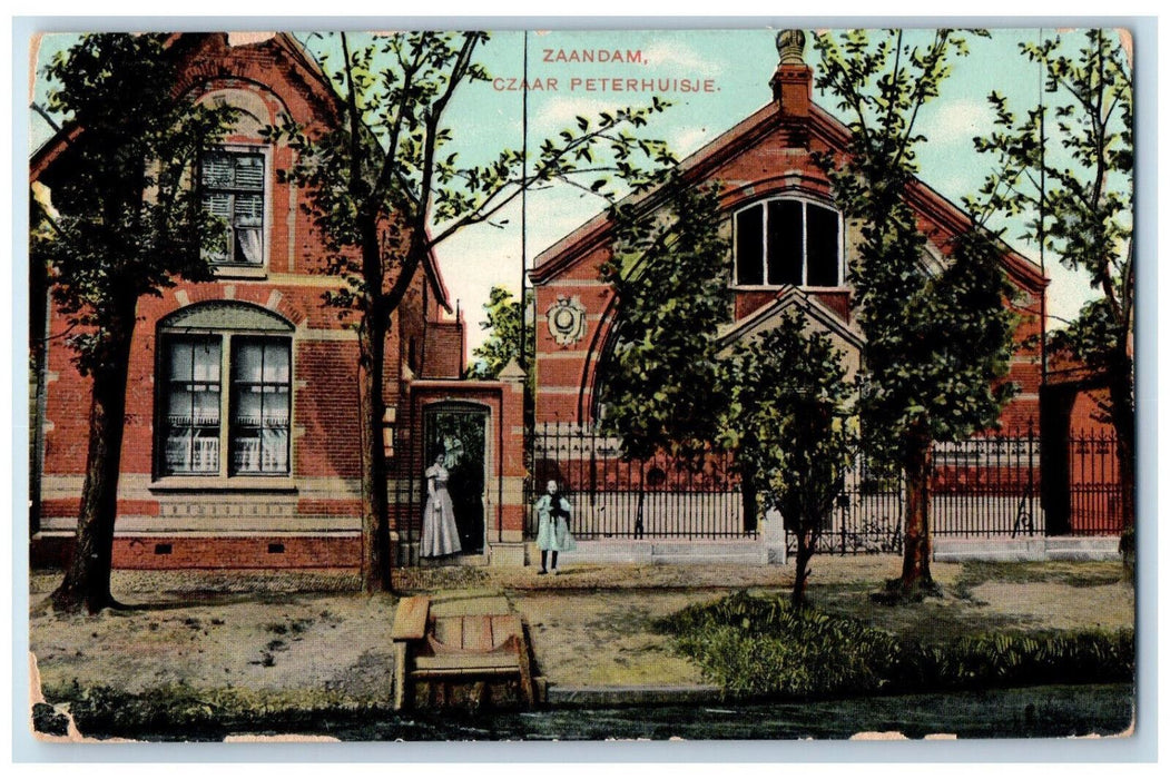 c1910 Zaandam Tsar Peter House Netherlands Unposted Antique Postcard
