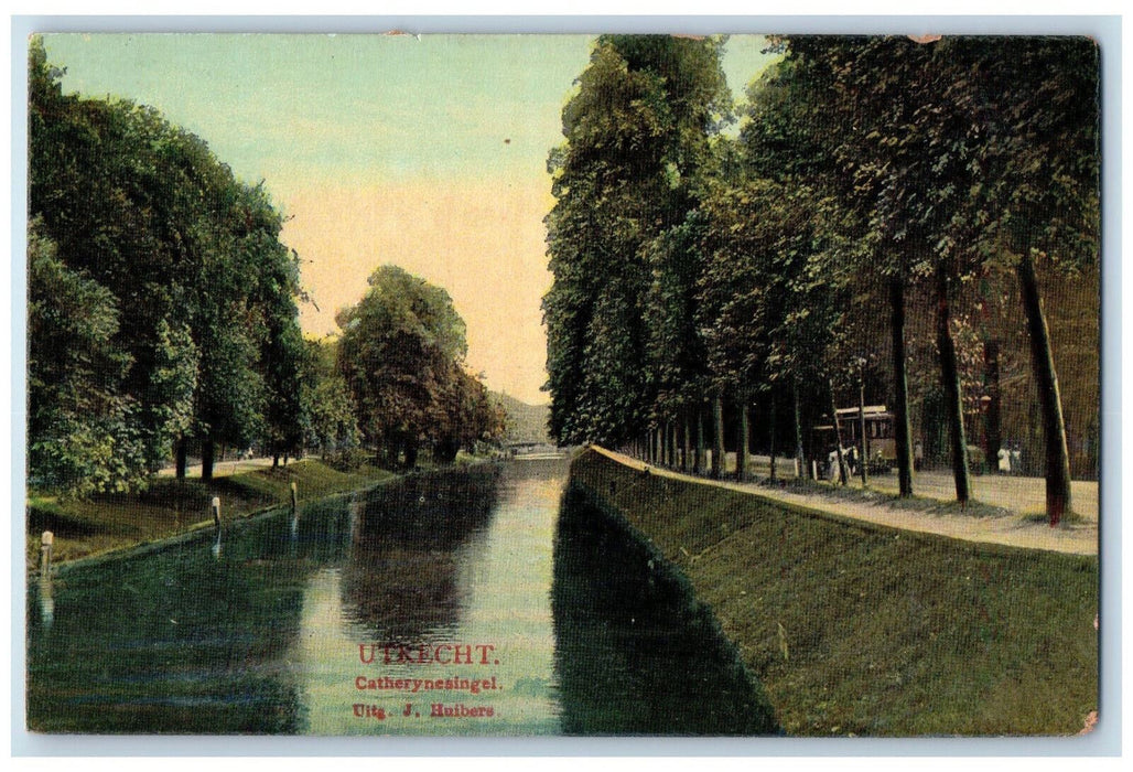 c1910 River in The Pogankins Palace Pskov Russia Antique Unposted Postcard