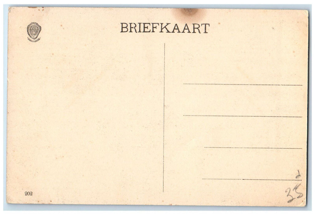 c1910 View of Bloemendaal Monnikendam Netherlands Antique Unposted Postcard