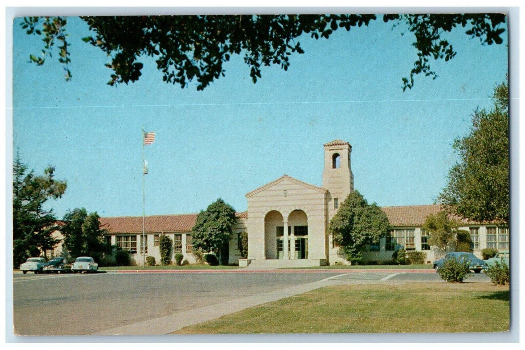 c1960 El Camino Elementary Junior High School Santa Maria California CA Postcard